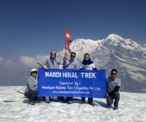 mardi himal trek christmas and new year trek in nepal