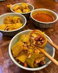 laphing street food in nepal