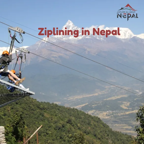 Ziplining in Nepal