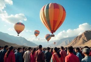 Balloon Festival in Nepal