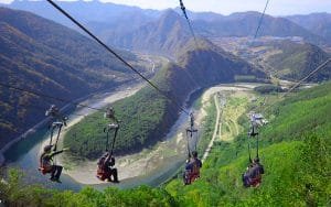 Ziplining