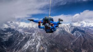 Skydiving in Nepal
