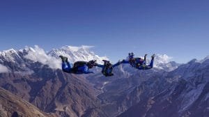 Skydiving in Nepal