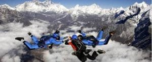 Skydiving in Nepal