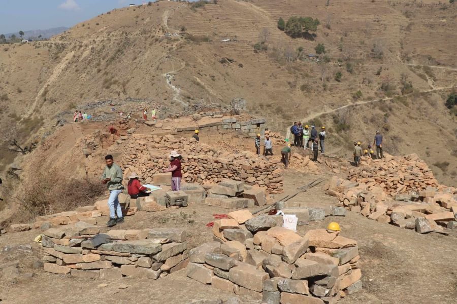 Ajaymerukot palace reconstruction begins