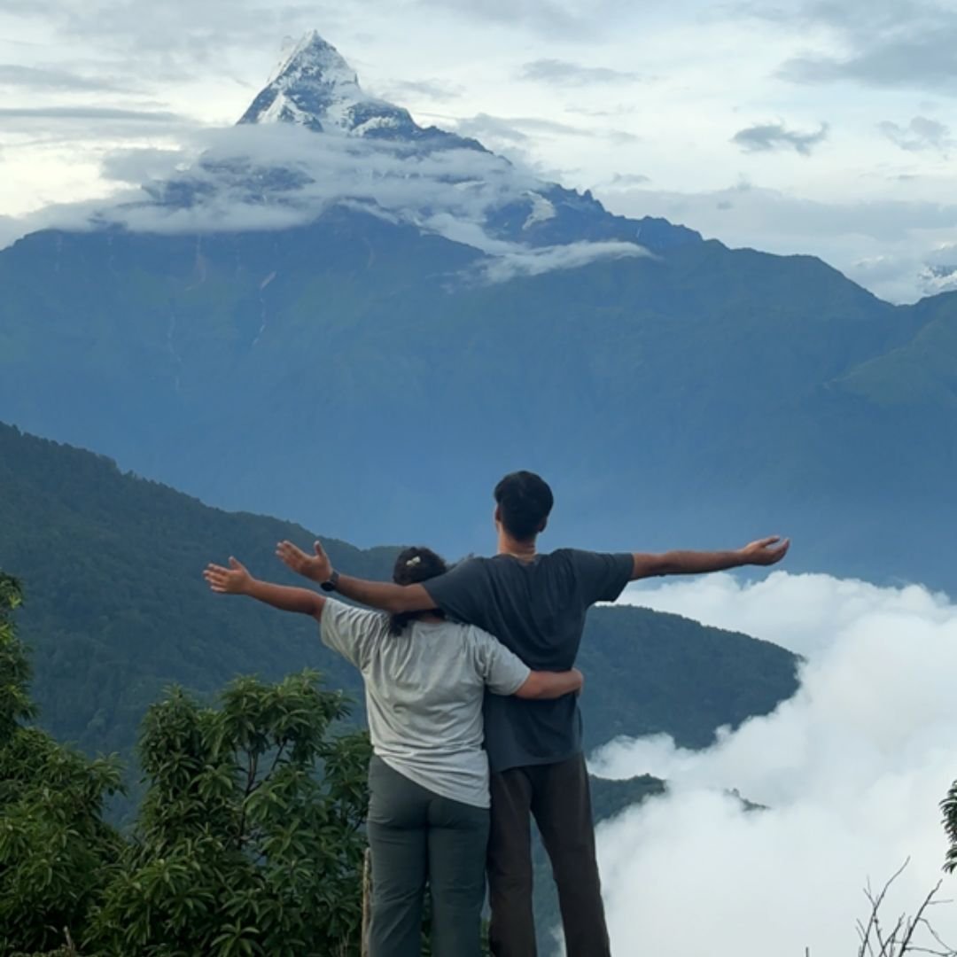Dinusha and Prabin -Australian Base camp