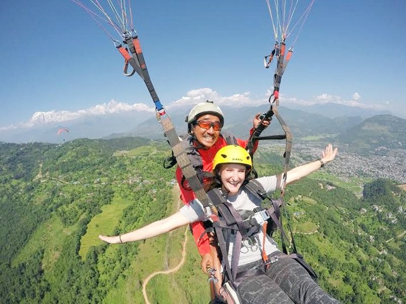 Paragliding in Pokhara