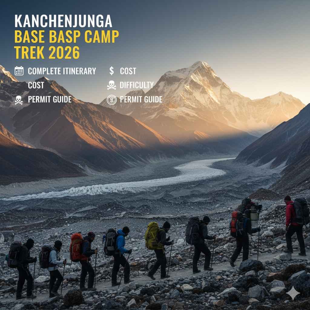 generate image for Kanchenjunga Base Camp Trek Cost 2026