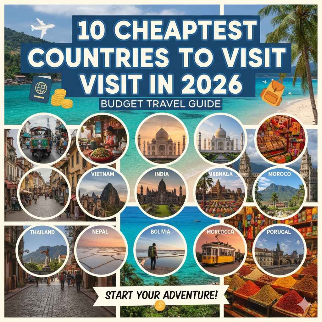 10 Cheapest Countries to Visit in 2026