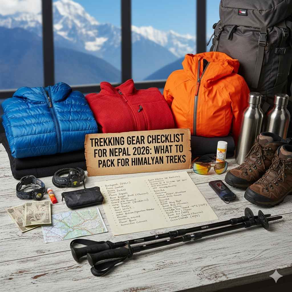 Trekking Gear Checklist for Nepal 2026: What to Pack for Himalayan Treks