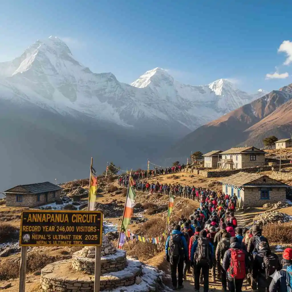 Annapurna Circuit Breaks Record with 246,000 Visitors in 10 Months of 2025