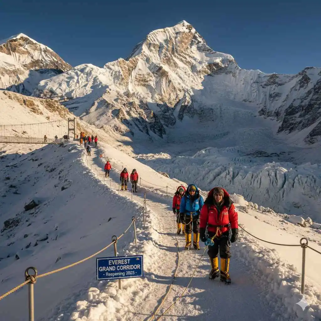 Safe Route to Mount Everest: The Historic Path Reopening That’s About to Transform Everest Climbing