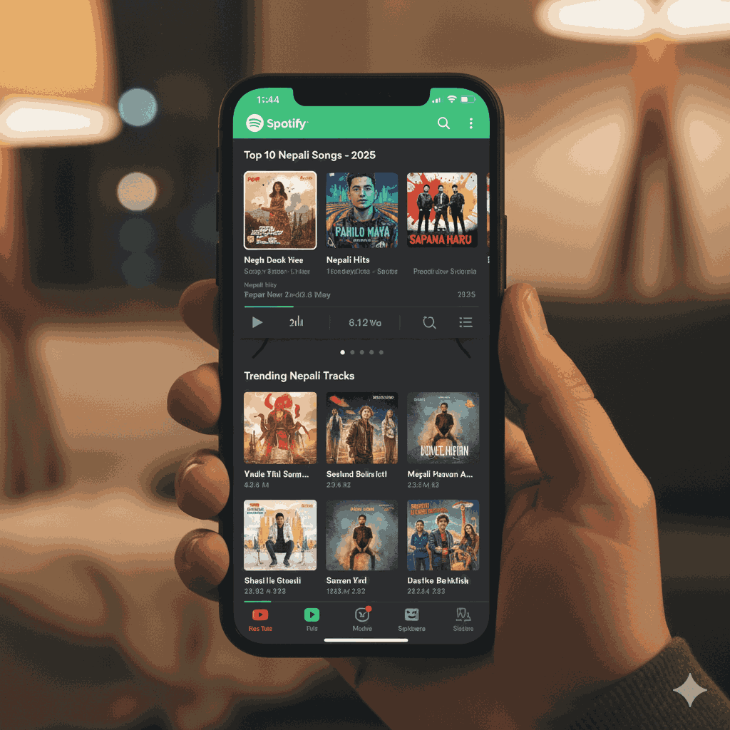 Top Music Charts in Nepal 2025 – Nepali songs on streaming platforms