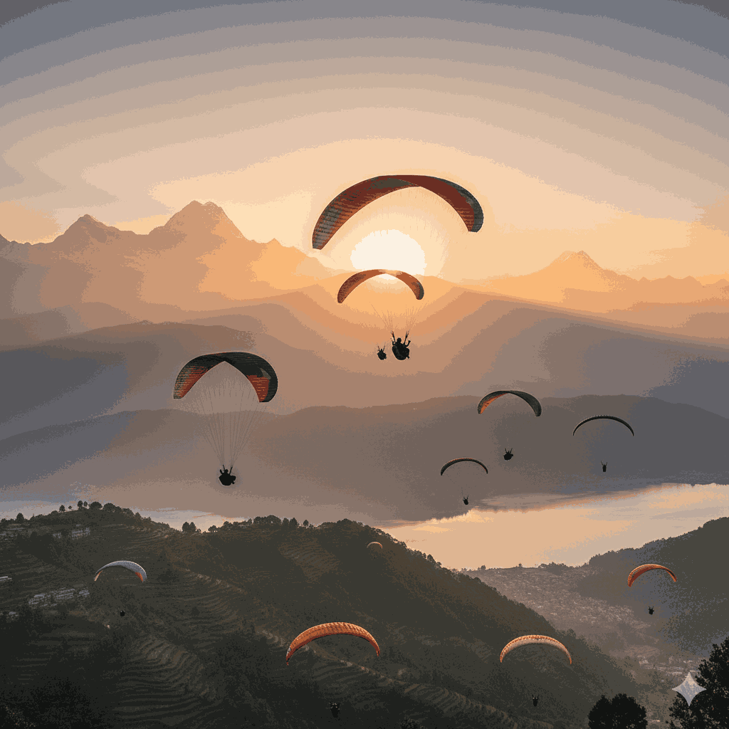 Sarangkot sunrise – top 10 places to visit in Pokhara.