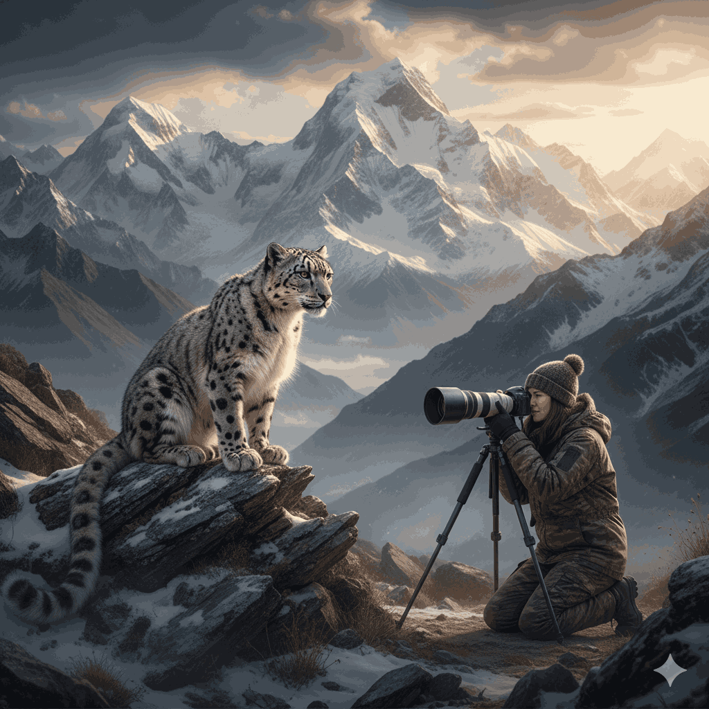Can we come to Nepal for wildlife photography? Spotting snow leopards in the high Himalayas of Nepal using expert guides and high-tech equipment.