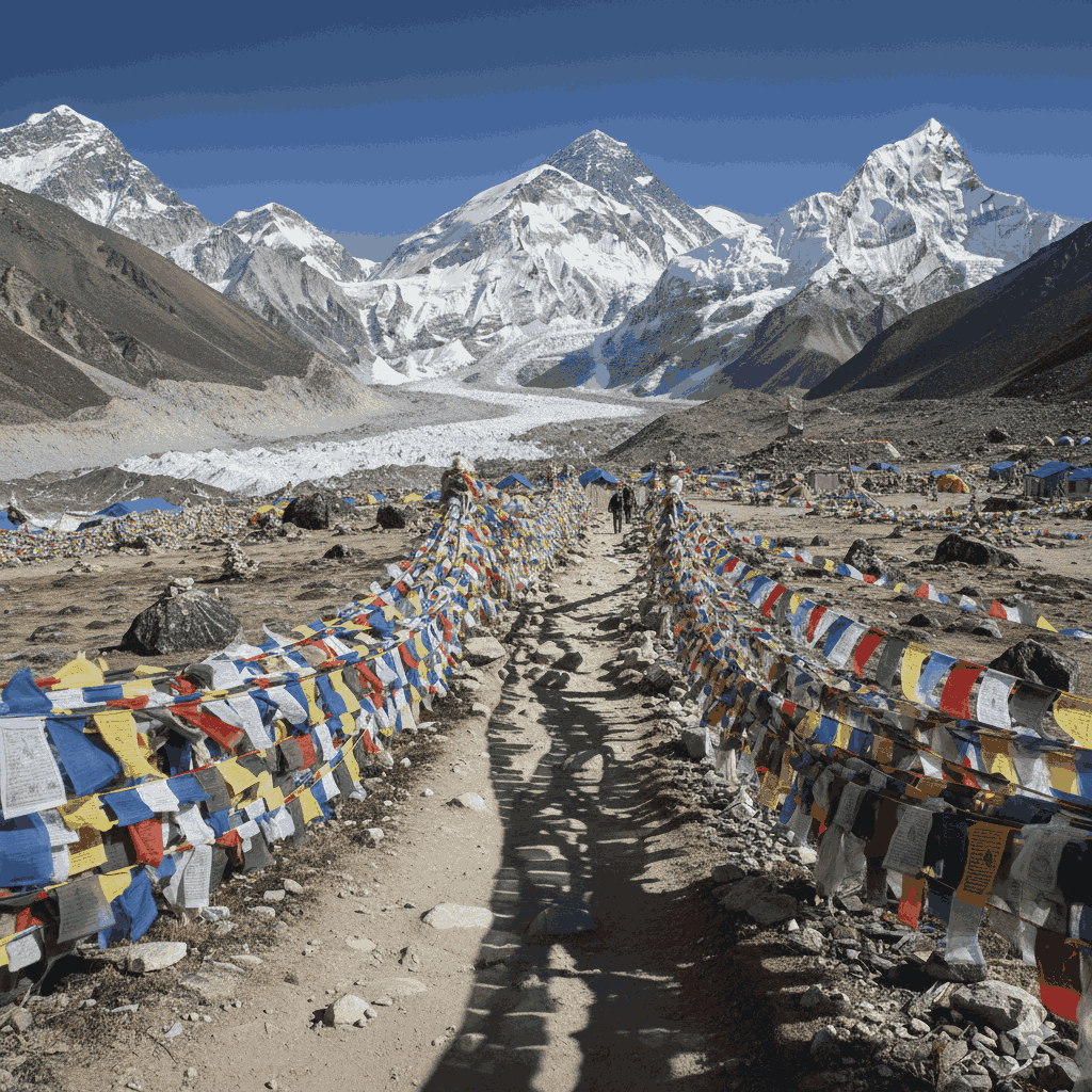 Nepal trekking places in Everest region