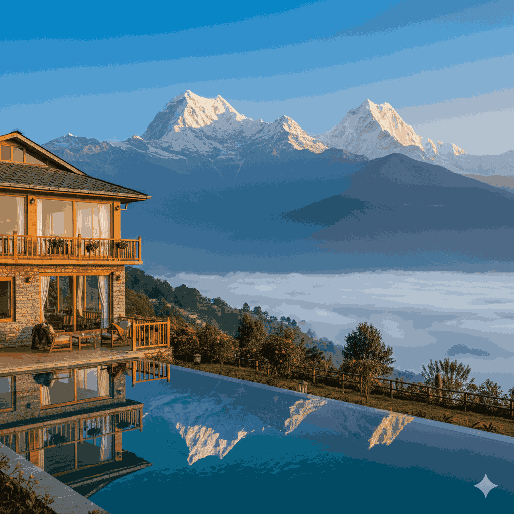 5-star hotels in Nepal Tiger Mountain Lodge Pokhara