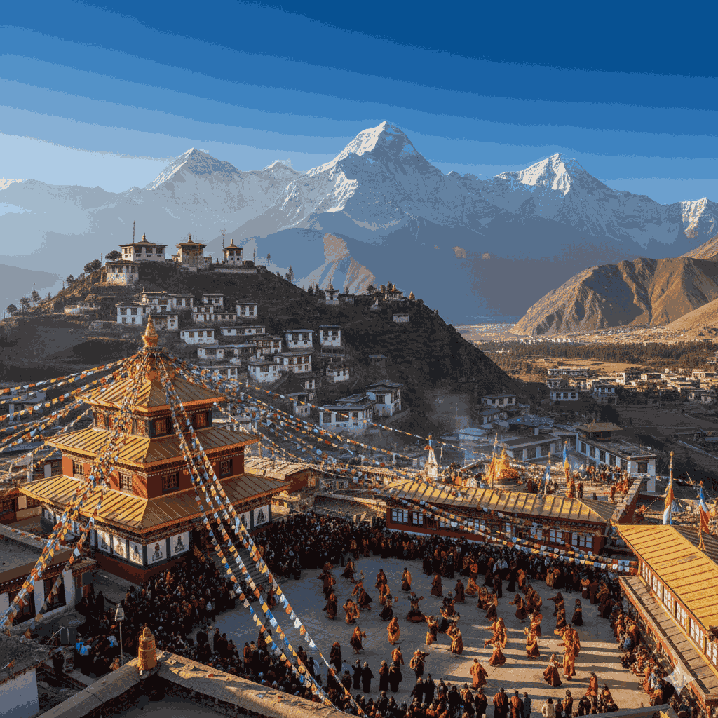 Why Losar Is One of the Most Important Festivals in the Himalayan Region — Himalayan communities celebrating the Tibetan New Year with spiritual rituals and vibrant festivals.