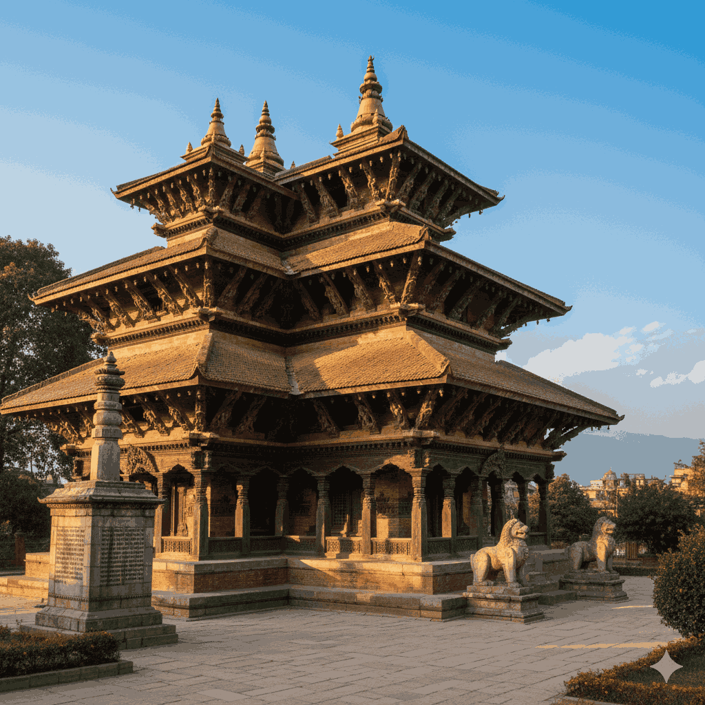 the oldest temple inn Nepal