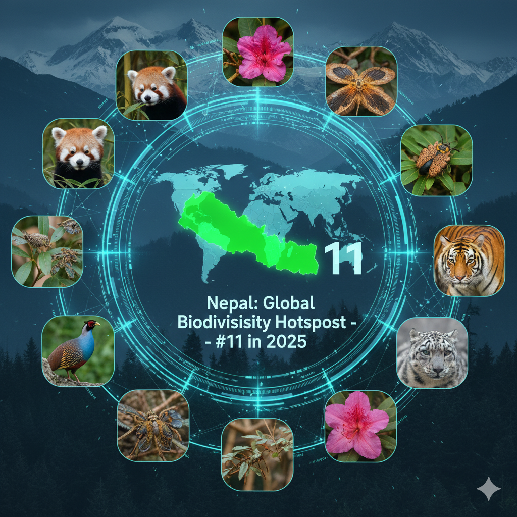 Amazing Nepal Rank in Biodiversity 2025 – A Global Hotspot Revealed