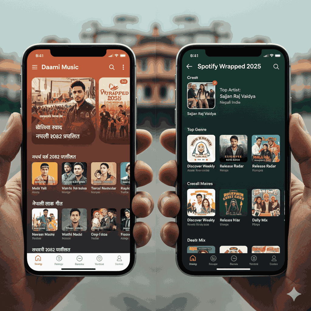 Comparison of best music streaming apps in Nepal with features and pricing