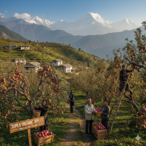 Jumla Is Famous for This: Organic Apple Farming