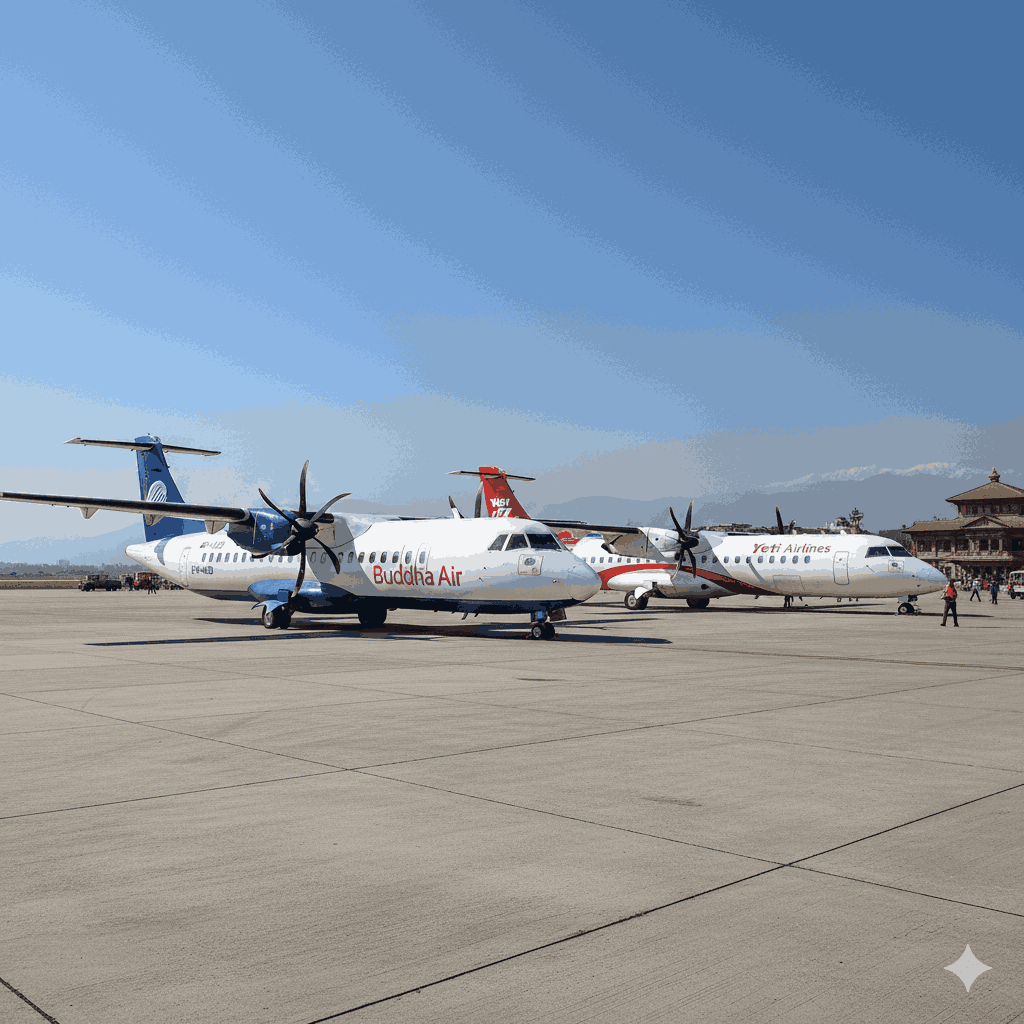 aircraft used by the safest domestic airlines in Nepal
