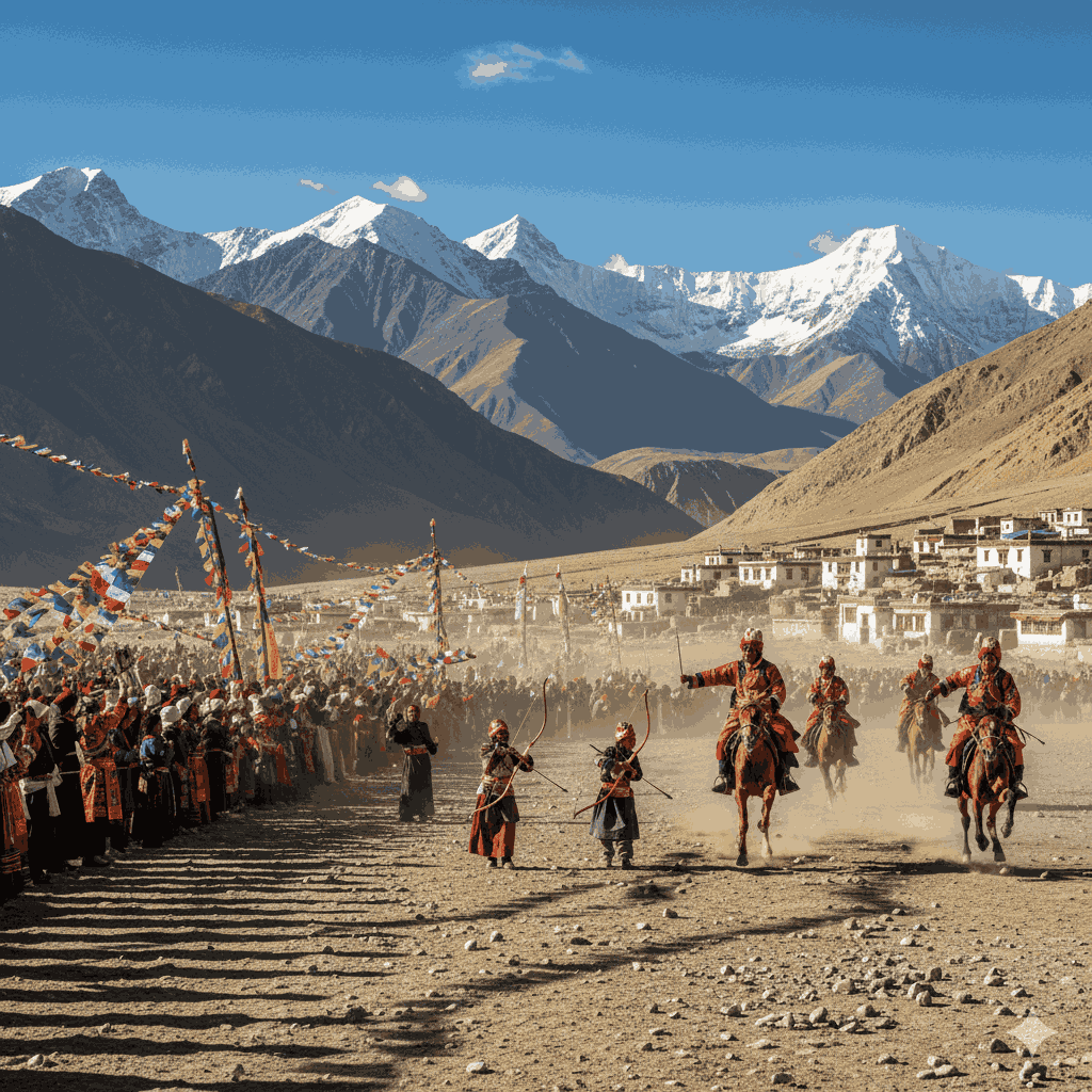 Why Losar Is One of the Most Important Festivals in the Himalayan Region — authentic Losar celebrations in Upper Mustang with traditional rituals and vibrant festivities