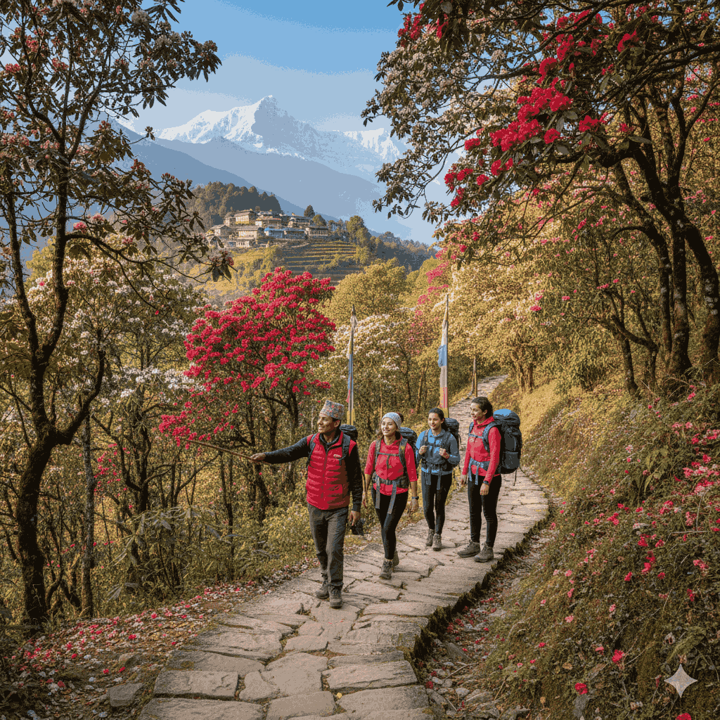 poon hill trek in nepal guided trekking experience with local guide