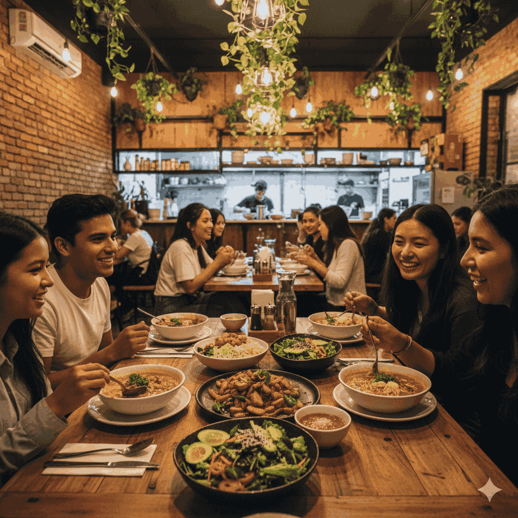 Modern Kathmandu vegan restaurant serving vegan and vegetarian food in Nepal in 2026