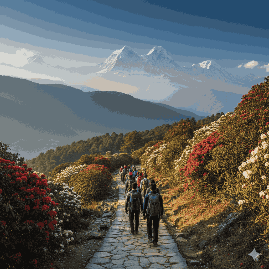 best short trek in nepal himalayan express adventure trail