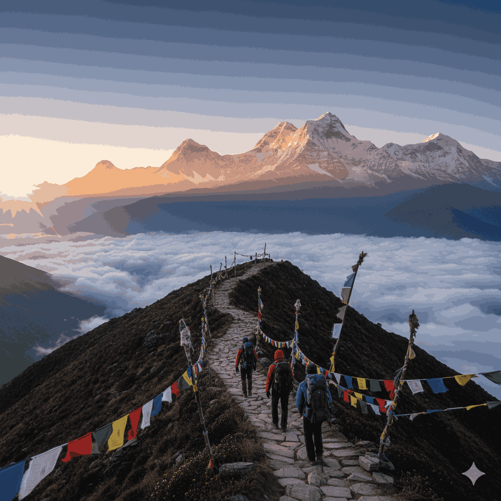best short trek in nepal with Himalayan sunrise views