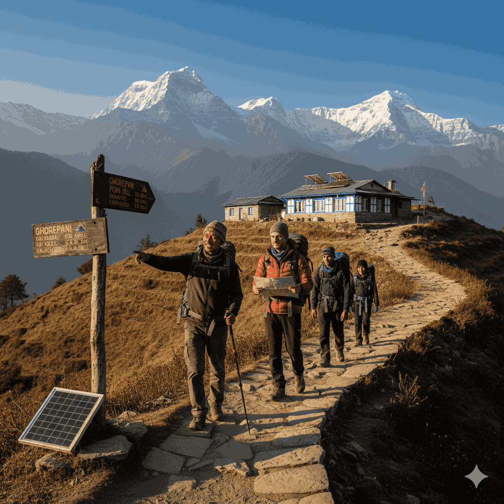 7 days trek in nepal scenic himalayan trekking route