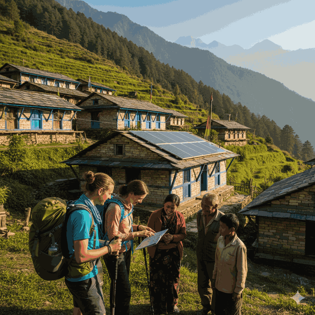 eco trek in nepal supporting local communities and conservation