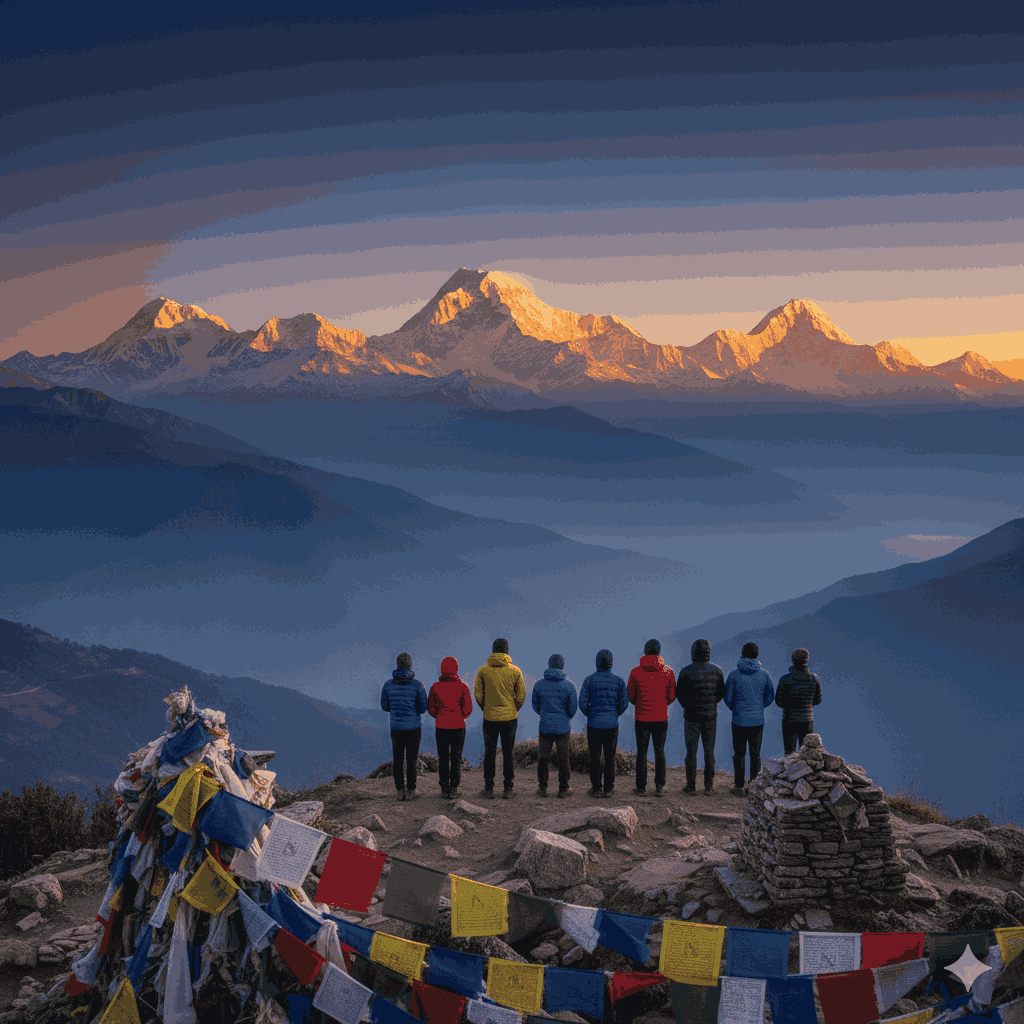 best short trek in nepal poon hill sunrise view