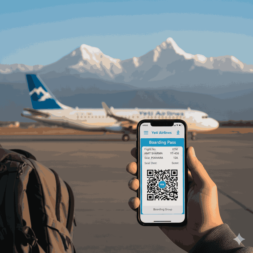 How to book domestic flights in Nepal online and check baggage policies for mountain flights
