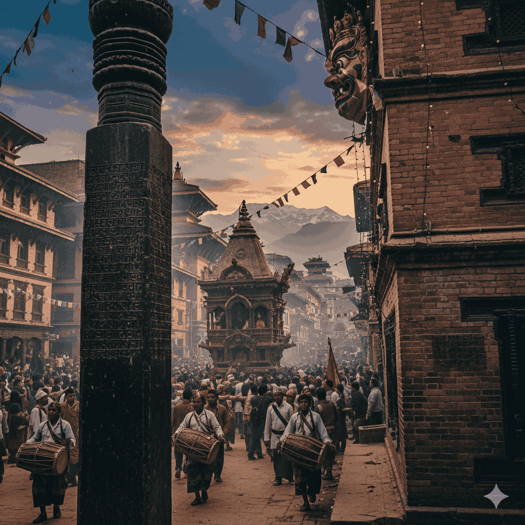 Cultural festivals in medieval nepal towns showcasing vibrant traditions.