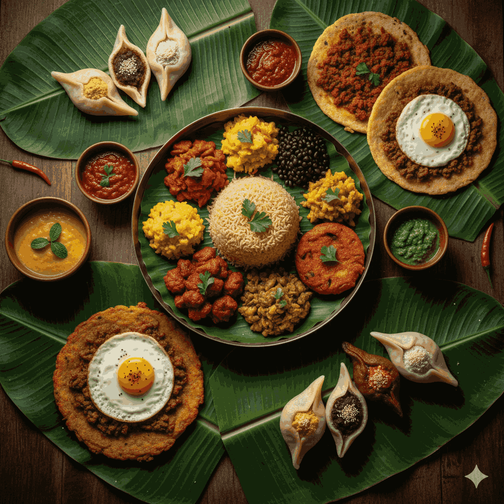 Traditional Newari food tour with Samay Baji, chatamari, and Yomari served during a cultural culinary experience