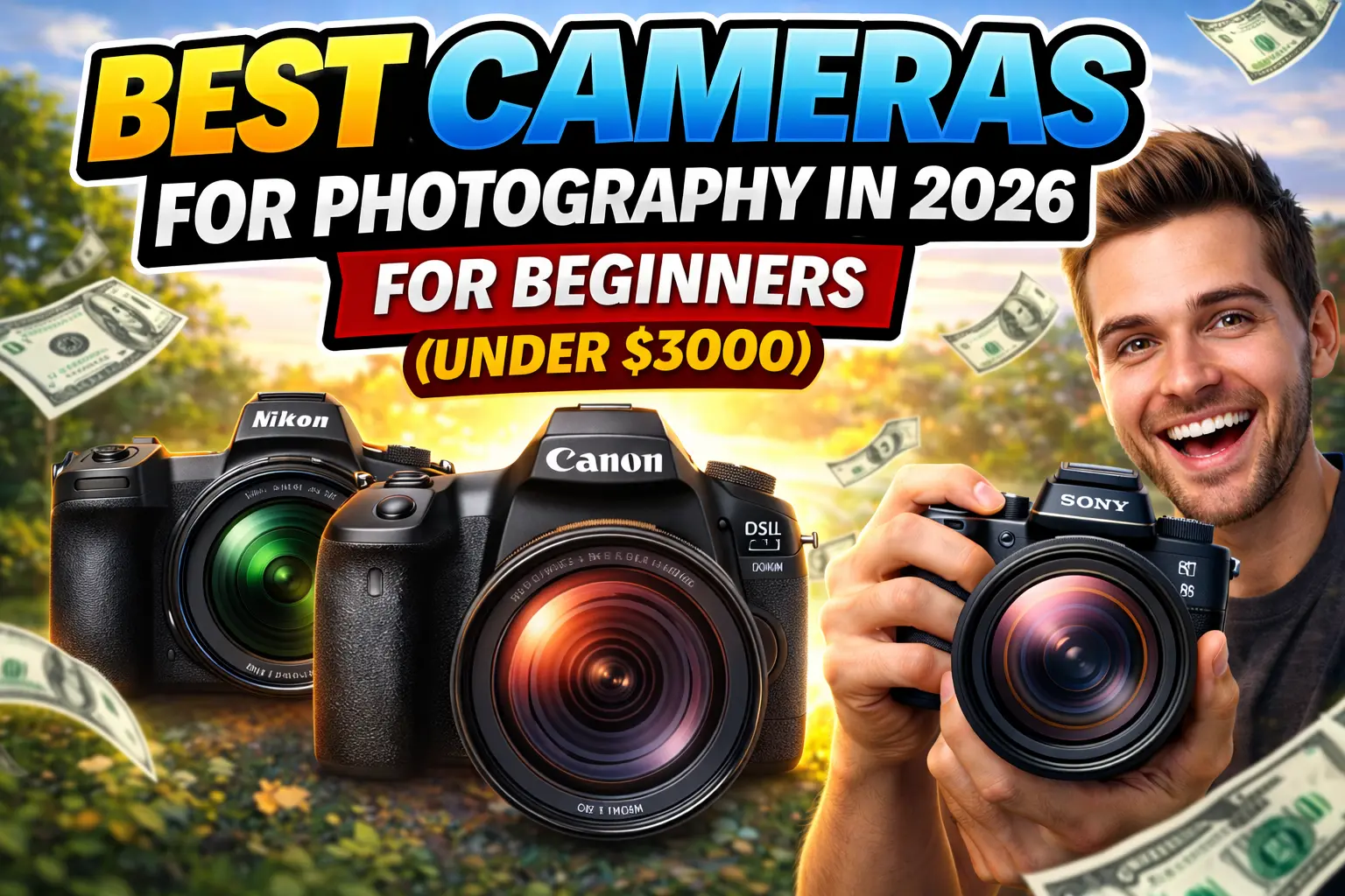 Best Cameras for Photography in 2026 for Beginners (Under $3000)