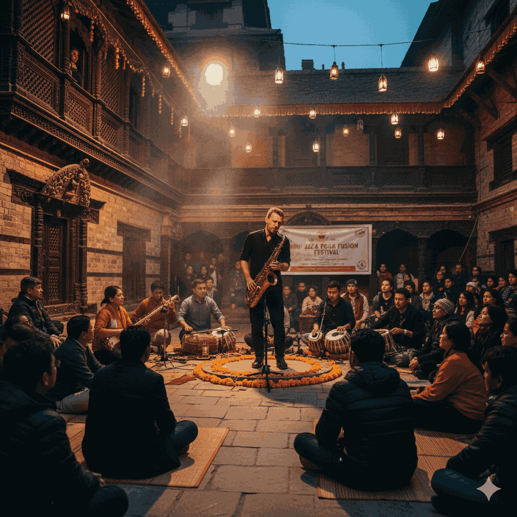 Jazz festivals featured in the Kathmandu cultural event calendar 2026 with live music in historic venues