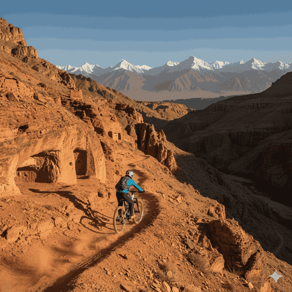 Mustang MTB tour cost 2026 mountain biking adventure in Upper Mustang Nepal