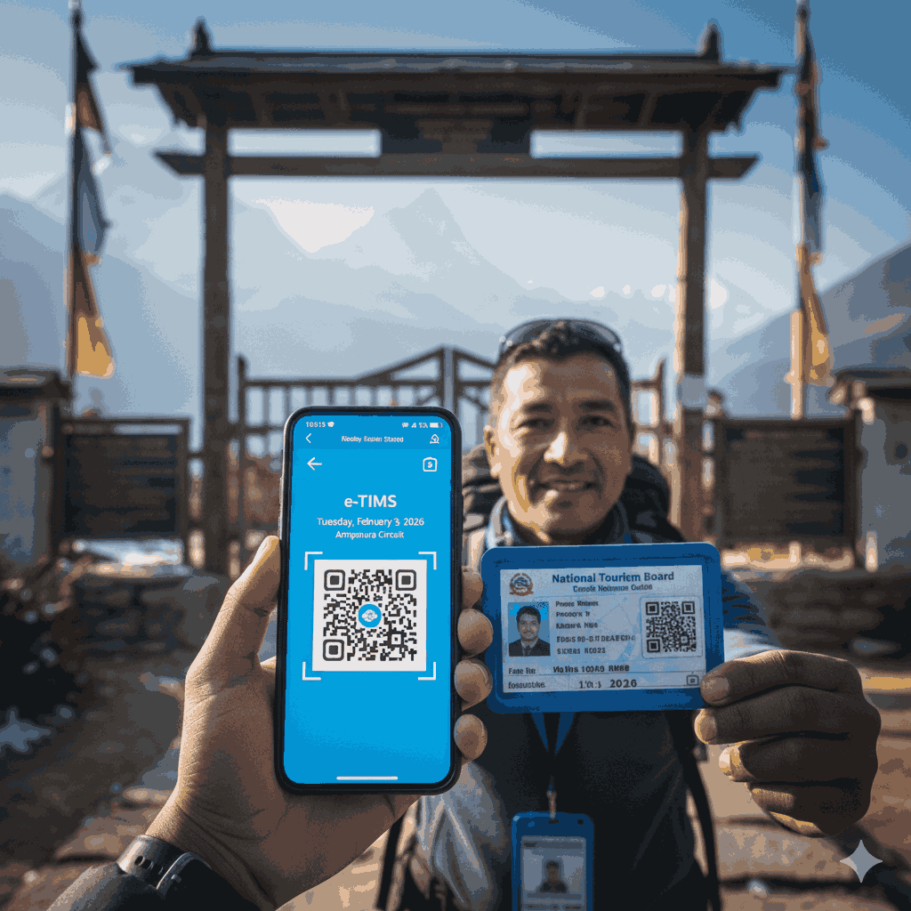 Mandatory Guide Policy Nepal 2026 digital e-TIMS permit and guide verification