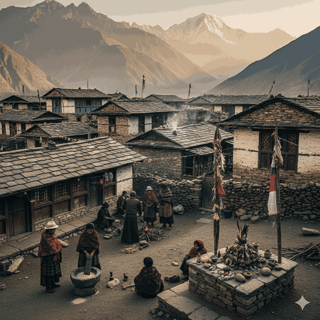 Sauka Byansi culture experienced during the Api Base Camp Trek