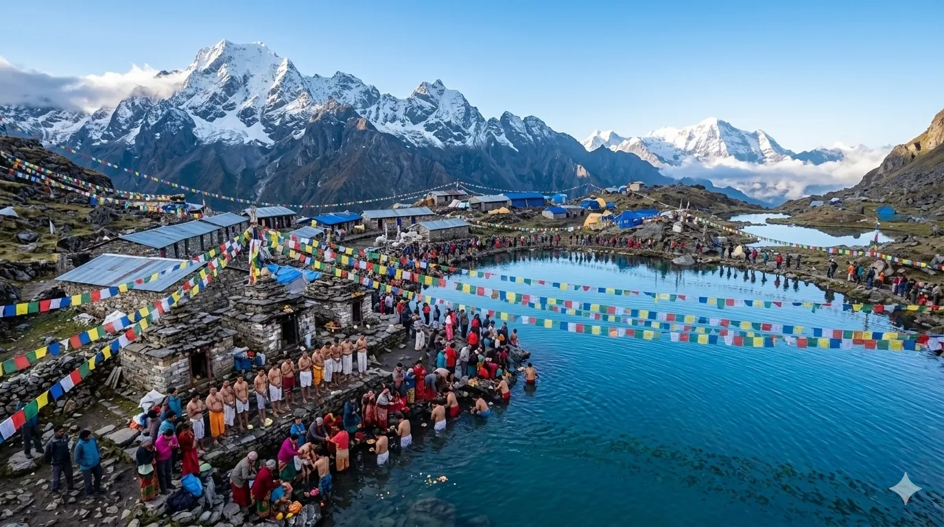 Destination to visit in Janai Purnima sacred lake pilgrimage Nepal