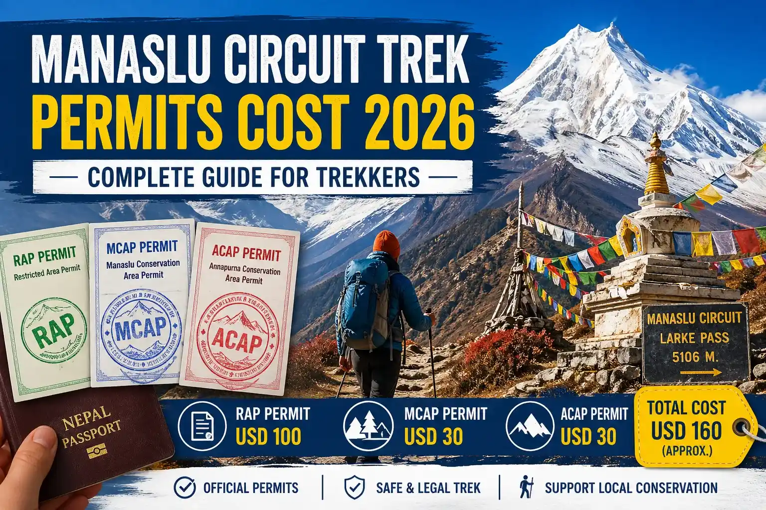 Manaslu Circuit Trek permits cost 2026
