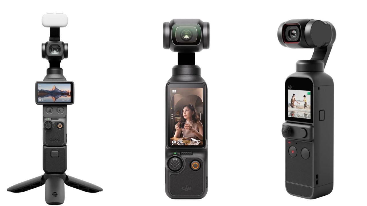 DJI Osmo Pocket 2 vs 3 vs Pocket 4