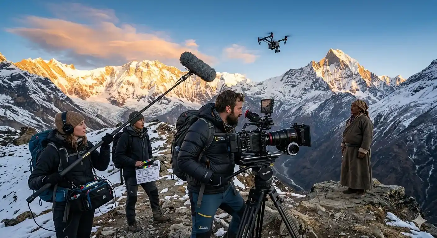 Planning filming in Nepal