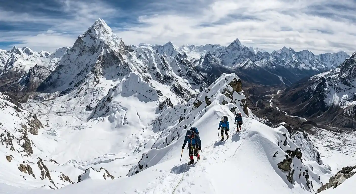 unexplored mountains in Nepal