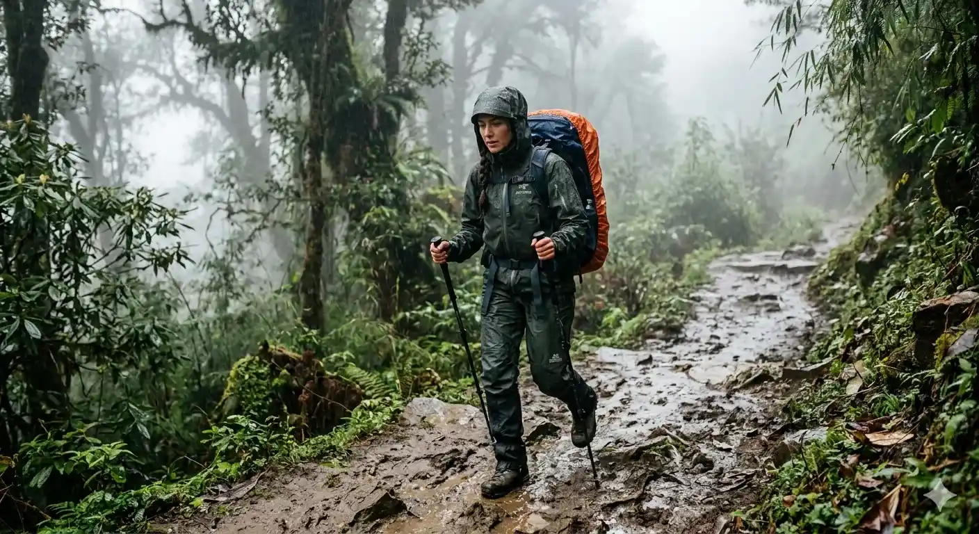 Monsoon Trekking Outfit