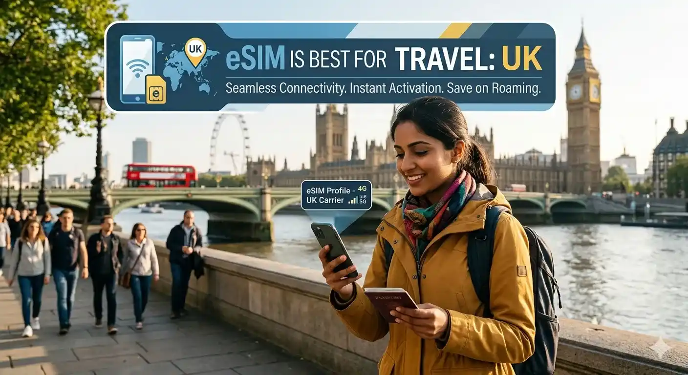 eSIM for travel to UK